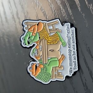 Frog and Toad Enamel Pin